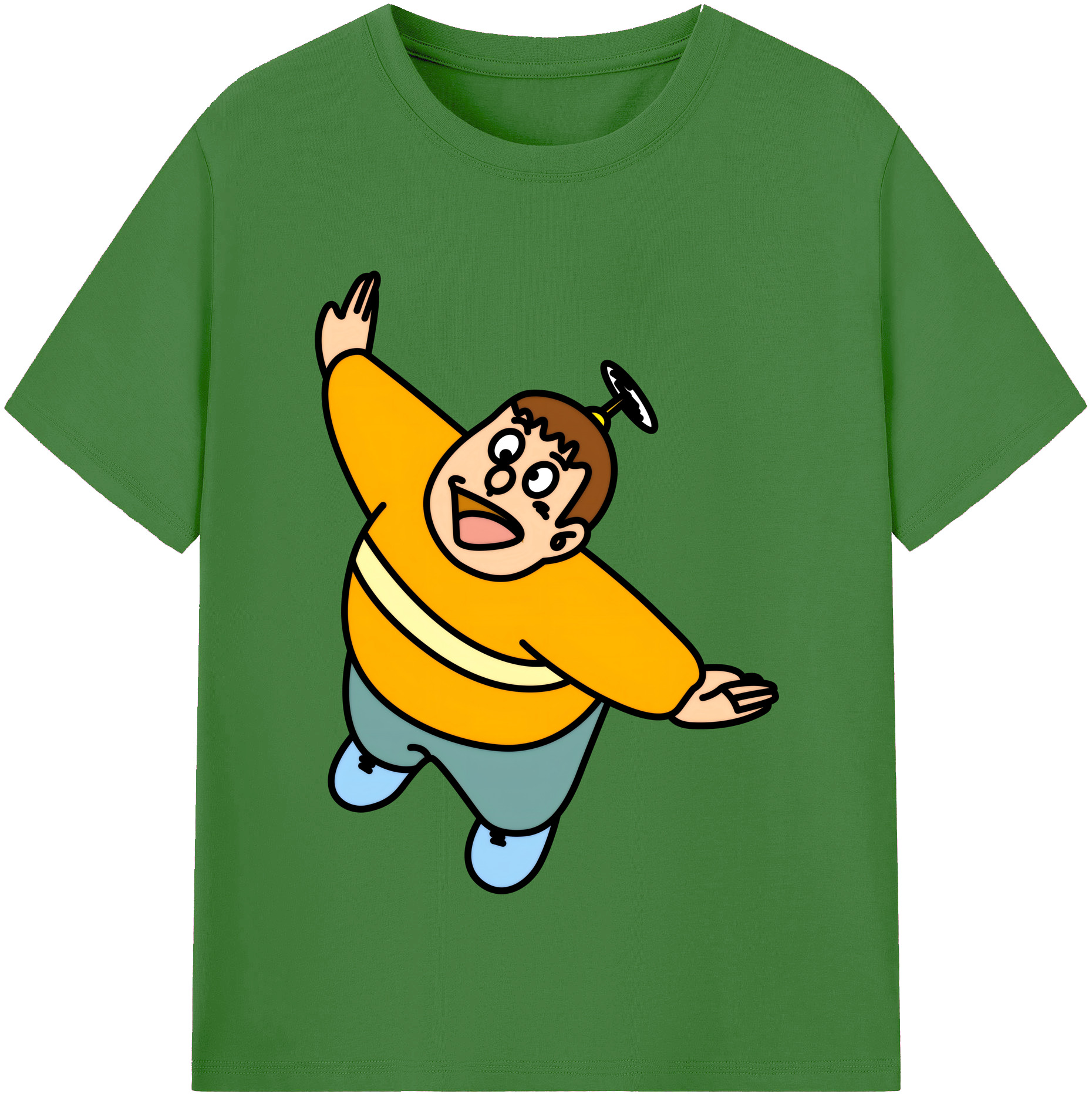 （画像用） ドラえもん 剛田武 Doraemon Gouta Takeshi レディースカジュアルプリントTシャツ（綿100％）